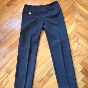 Elegant Lisette Dark Gray Pull-up pants